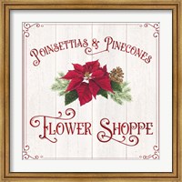 Framed Vintage Christmas Signs III-Flower Shoppe