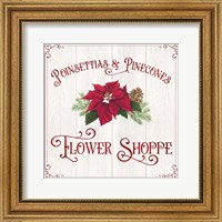 Framed Vintage Christmas Signs III-Flower Shoppe