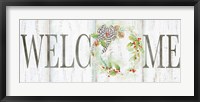 Framed Holiday Gingham Wreath panel II