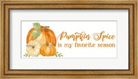 Framed Pumpkin Spice Season panel I