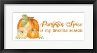 Framed Pumpkin Spice Season panel I