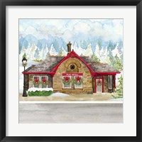 Framed Christmas Village III