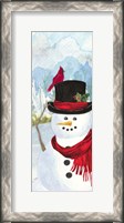 Framed Snowman Christmas vertical II