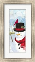 Framed Snowman Christmas vertical II