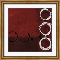 Framed Red Circles II