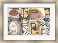 Framed Graphic Abstract III Sunbaked