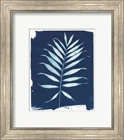 Framed 'Nature By The Lake - Frond I' border=