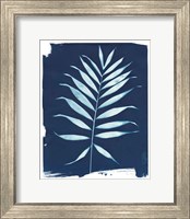 Framed 'Nature By The Lake - Frond I' border=