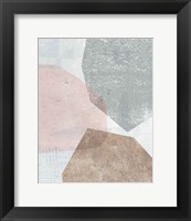Framed Pensive II Blush Gray