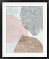 Framed Pensive II Blush Gray
