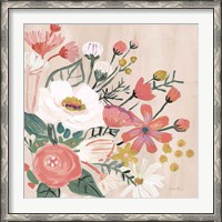 Framed Vintage Floral II Modern