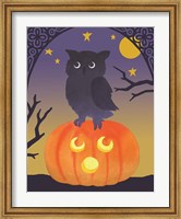 Framed Halloween Critter III Light Owl