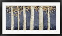 Framed Magnificent Birch Grove Indigo Crop