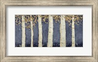 Framed Magnificent Birch Grove Indigo Crop