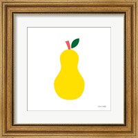 Framed Yellow Pear