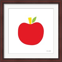 Framed Red Apple