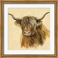 Framed Highland Animal Cow
