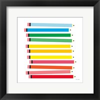 Framed Colored Pencils