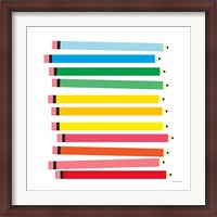 Framed Colored Pencils