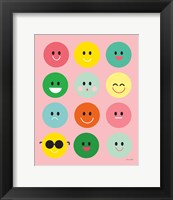 Framed Happy Circles