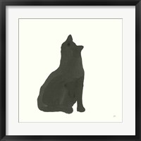 Framed Black Cat I