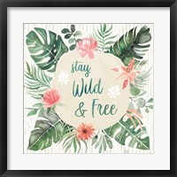 Paradise Petals V Framed Print