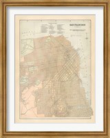 Framed San Francisco Map