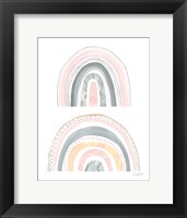 Framed Boho Rainbow III