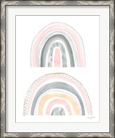 Framed Boho Rainbow III