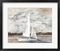 Framed Sailboat on Water