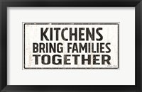 Framed Kitchens Bring Families Together