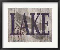Framed Lake Life