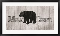 Framed Mancave Bear