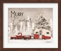 Framed Merry Camper