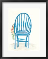 Framed Floral Chair II
