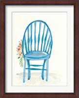 Framed Floral Chair II