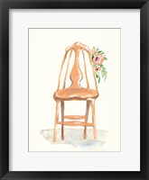 Framed Floral Chair III