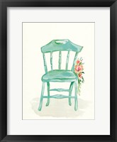 Framed Floral Chair IV