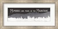 Framed Memories are Made in the Mountains