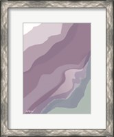Framed Lavender Cyan Love