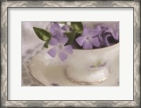 Framed Violet Teacup I