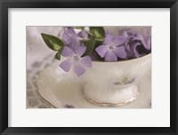 Framed Violet Teacup I