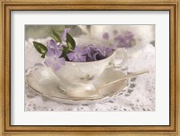 Framed Violet Teacup II