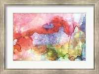Framed Abstract Ink Wash