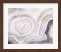 Framed Agate Abstract Blue