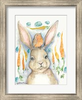 Framed Rabbits and Carrots Oh My