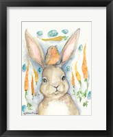 Framed Rabbits and Carrots Oh My