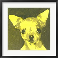 Framed Pop Modern Dog VII