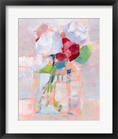 Abstract Flowers in Vase I Framed Print