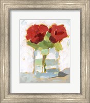 Framed Cut Roses I